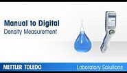 Manual to Digital Density Measurement