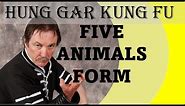 HUNG GAR KUNG FU - FIVE ANIMALS FORM AND APPLICATIONS