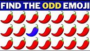 Find the Odd Emoji | Emoji Challenges | Test Your Eyes - 26