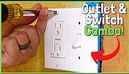 Easiest Way To Wire a Light Switch and Outlet In the Same Box
