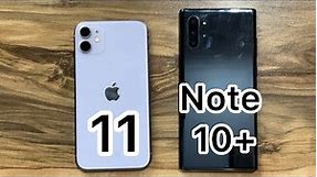 iPhone 11 vs Samsung Galaxy Note 10+ 5G