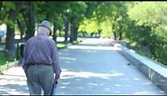 Old Man Walking - Free Stock Creative Commons Video