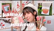 🍡✨Kawaii makeup review (easy and cute!) with links✨🌸