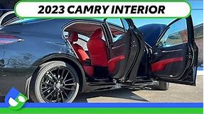 2023 Toyota Camry XSE V6 Red Interior
