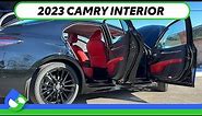 2023 Toyota Camry XSE V6 Red Interior
