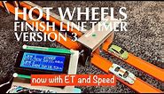 Hot Wheels Race Timer V3 // Make a die-cast DRAG RACE Timer // ET, Speed Trap & Awards WINNER
