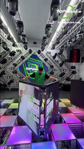 LED Foldable DJ Booth | 270° Immersive HD Visuals, GOB-Protected#SphereLEDScreen #SphericalScreen