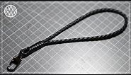 [Leather Craft] Making a wrist strap | Braiding leather cord
