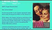 Movie Review: Lianna (1983) [HD]