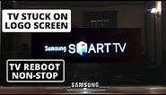 How to Fix SAMSUNG TV Stuck on Start Up Logo Screen & Rebooting Non-stop | Samsung TV Won't Turn On