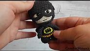 Batman crochet toy, keychain