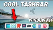 Windows 11 Theme Dock [Cool Customize Taskbar]