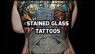Stained Glass Tattoos HD - Good Tattoo Ideas