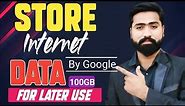 How To Store Internet data from Wifi And Use It later