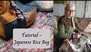 How to make a Japanese rice bag or komebukuro