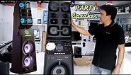 Sony MHC-V90DW | High Power Party Speaker | 2000 Watt | v90 sony| | Muketi | Unboxing & Sound Test