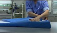 How to Fold Sterilisation Wrap: Envelope Method