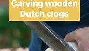 Martin Dykman shapes clogs on a wooden bench his father built over 50 years ago. #clogs #wood #Dutch | Culture Insider