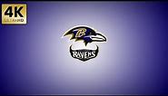 Baltimore Ravens NFL Animated Logo Team Intro - 4K Background