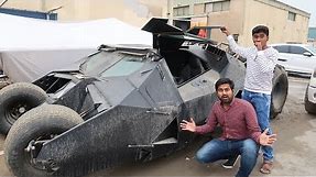 ABANDONED BATMOBILE IN DUBAI(Batman’s tumbler)