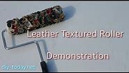 Leather Textured Roller Demonstration