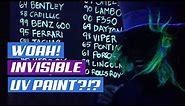 How To Use Invisible UV Black Light Paint - Gone In 60 Seconds