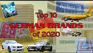 Top 10 German Brands of 2020 | Top German Companies | Facts from In-depth Research