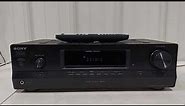 Sony stereo receiver str-dh100