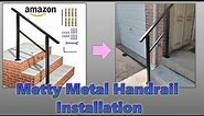 Amazon Metal Handrail Installation Instructions / Guide: Metty Metal Stair Rail