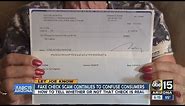 Fake check scam continues to confuse consumers