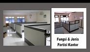 Sekat Partisi Kantor Built In Bahan HPL + Furniture Kantor