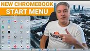 New Chrome OS Start Menu for the Chromebook
