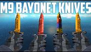 CS:GO - M9 Bayonet Knives - All Skins Showcase