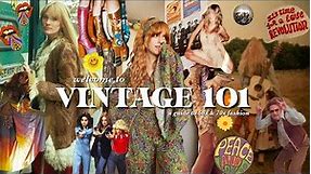 dressing vintage 101 - a guide to 60s & 70s inspired fashion ✿