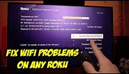 How to Fix Roku Not Connecting with Wifi Internet