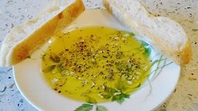 Make Olive Oil Bread Dipping Sauce - In Under a Minute