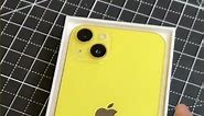 NEW #iPhone 14 Plus Yellow Unboxing