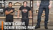 Harley-Davidson Men's Carve Denim Riding Pants Overview
