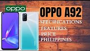 OPPO A92 Full Specifications, Features, Price in the Philippines