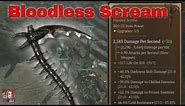 Diablo IV Unique Items - Bloodless Scream (Necromancer Two Handed Scythe)