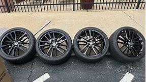 2023 19" Gloss Black Camry XSE wheels & tires