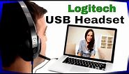 🎧Logitech H540 USB Computer Headset 🎧 (Logitech H540) With Noise Cancelling
