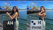 Samsung Galaxy A14 Vs iPhone 14 Camera Test Comparison