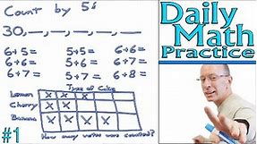 Daily Math Practice - Lesson #1 | 2nd Grade | Class 2 Maths ⭐