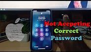 iPhone Not Accepting Correct Passcode Fix
