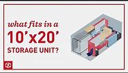 Storage Unit Size Guide - 10'x20'