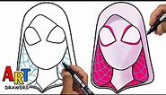 How to Draw GWEN Across THE SPIDER-VERSE