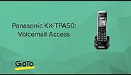 Panasonic KX-TPA50: Voicemail Access