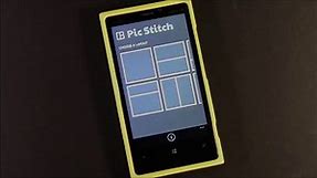 Pic Stitch, a photo collage creator for Windows Phone 8