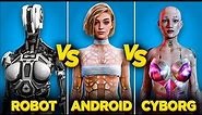 The Big Difference Between Robots, Androids and Cyborgs